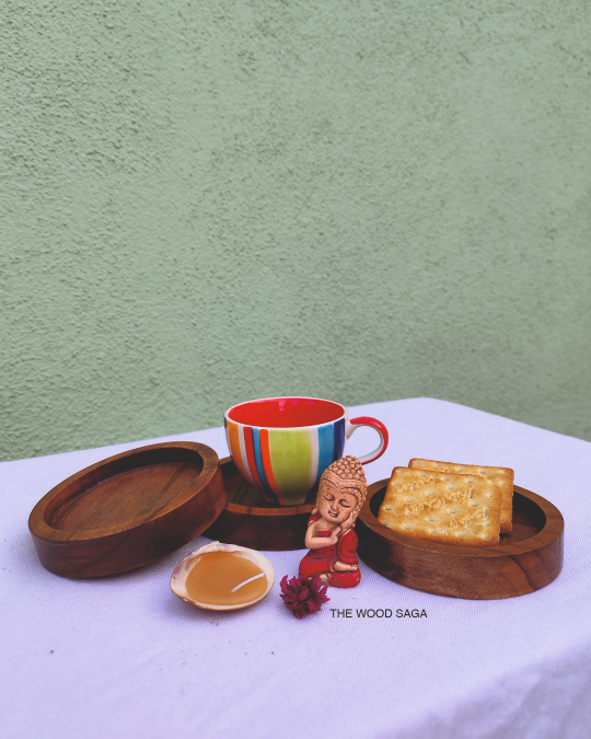 Wooden Round Circle – 4 piece