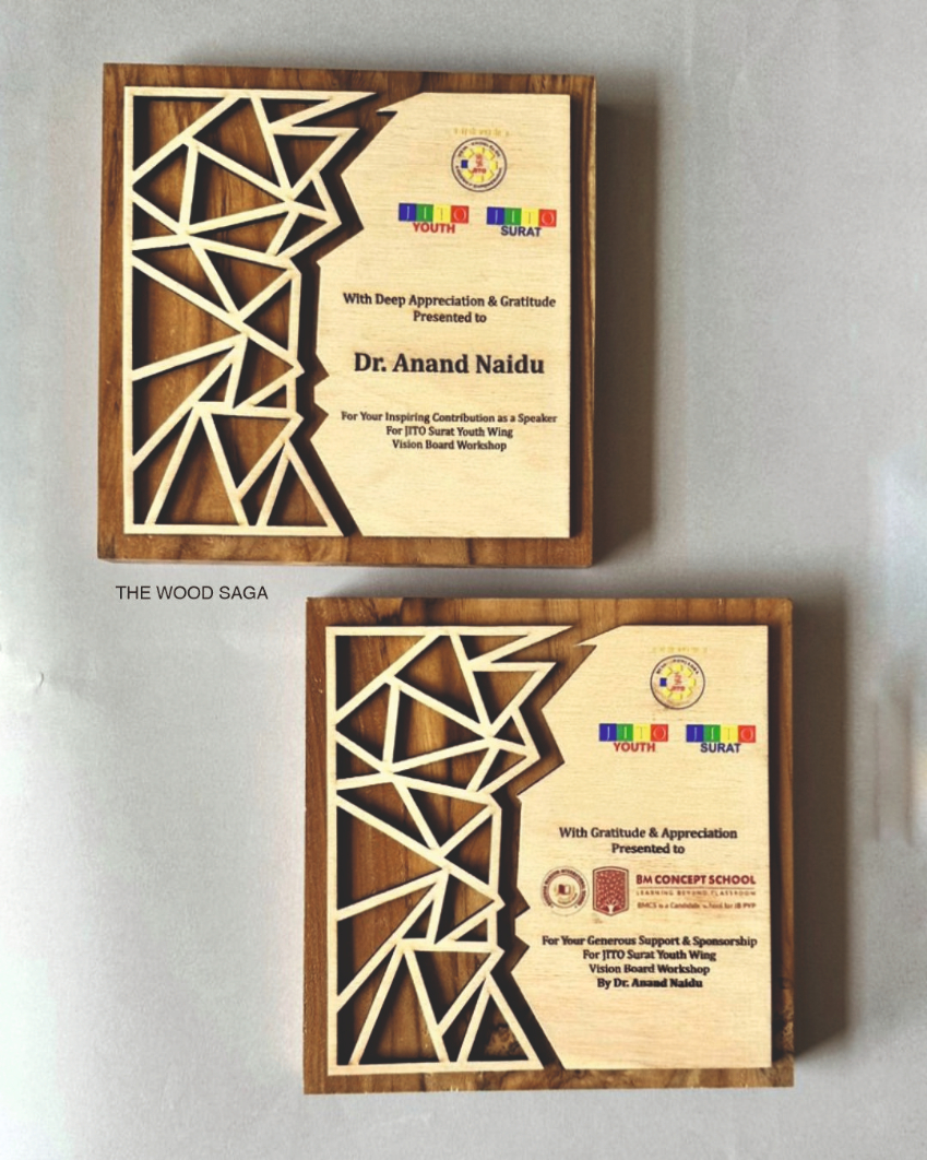 Unique Wooden Personalized Momento