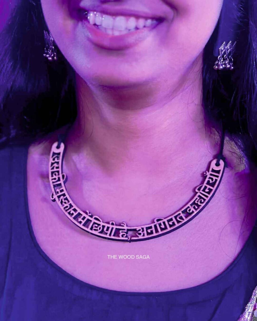 Ethnic Wooden neckpiece