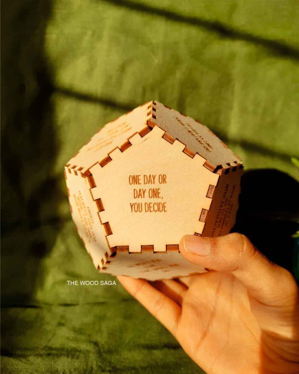 Hexagon Quote Table Stand