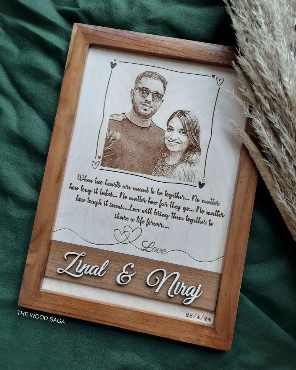 Couple Wall Hanging Frame