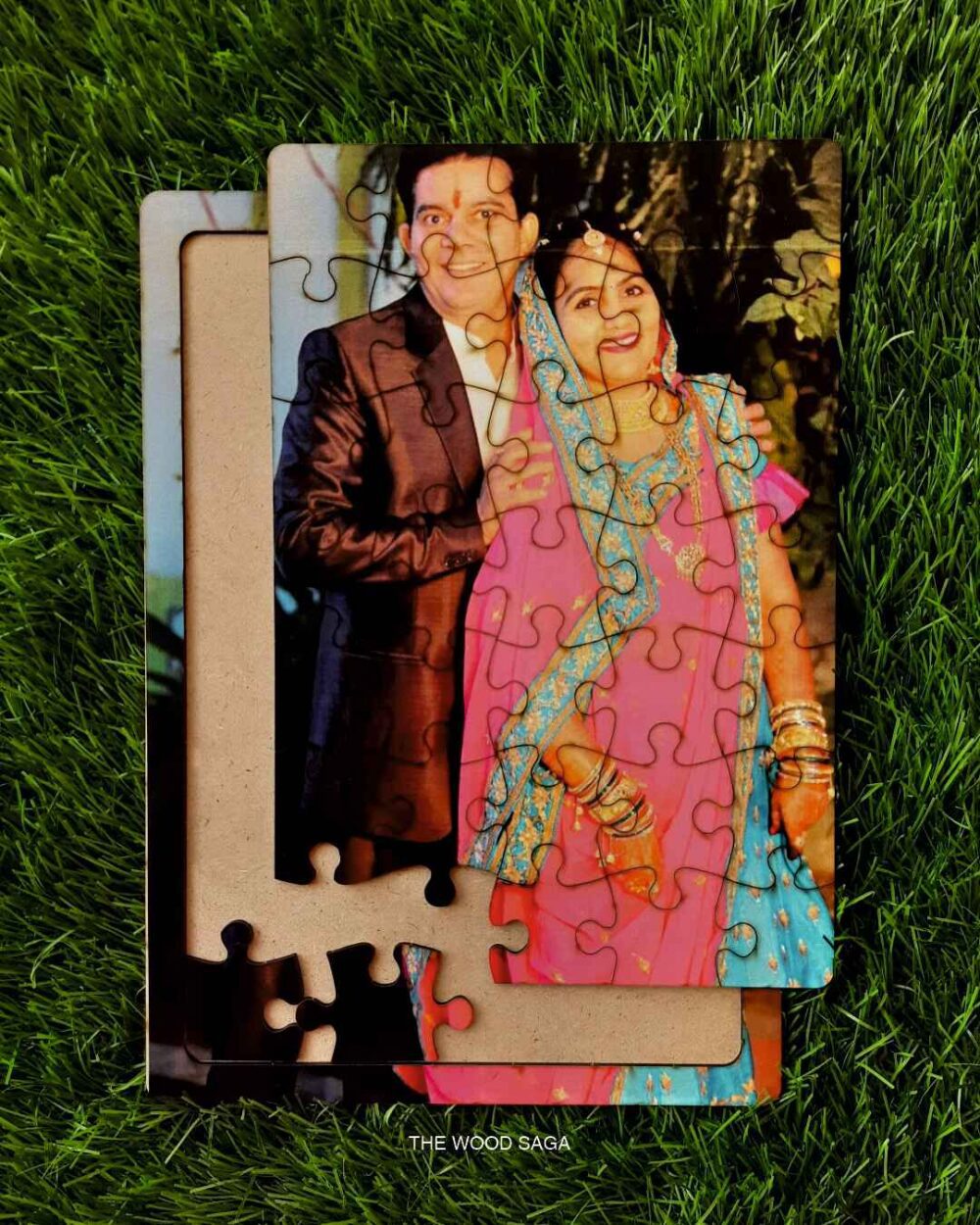 Puzzled- Jig saw Photo Frame