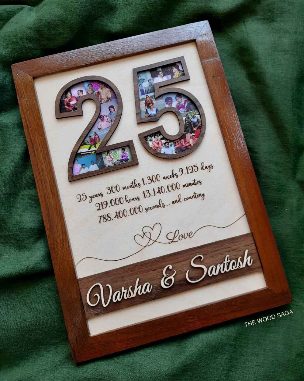25th Anniversary Photo Frame