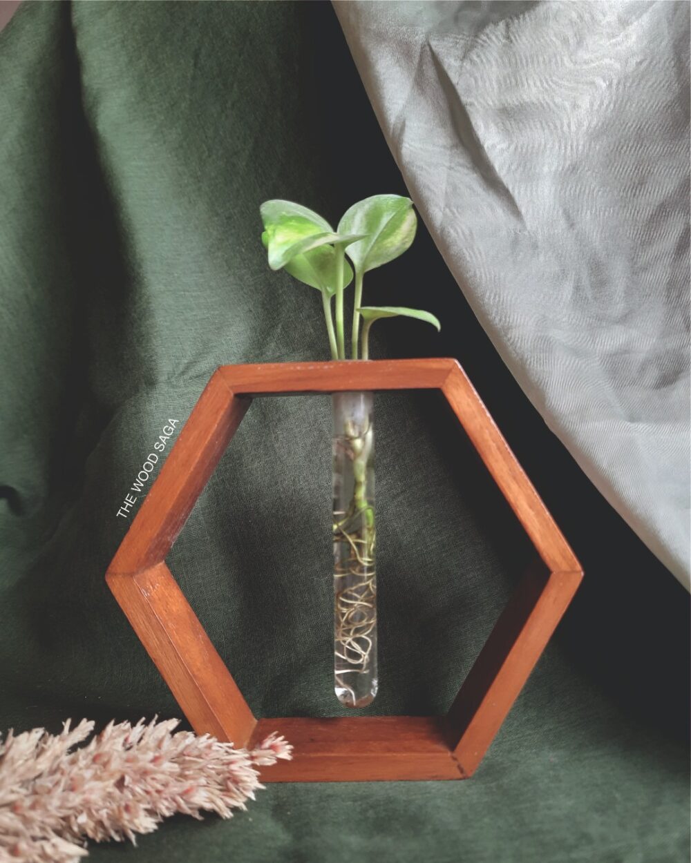 Hexagon Shaped Table Top Planter